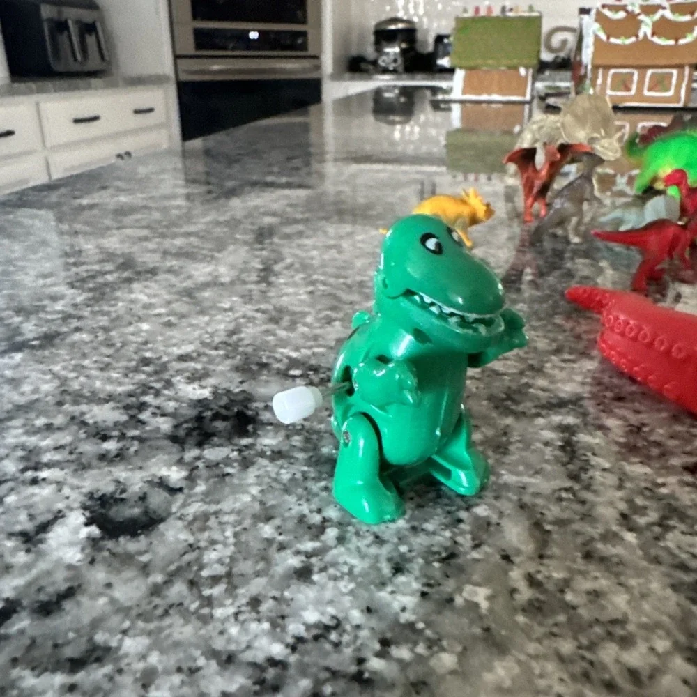 Lot of 15 Dinosaur Figures & Sea Creatures w/‎ Squid Finger Toys Mixed Set